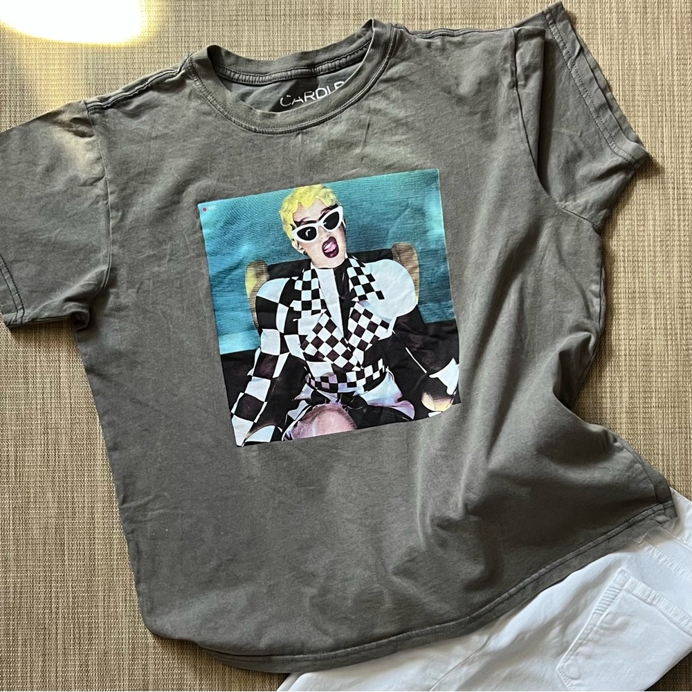 Cardi B Graphic T-Shirt with Bold Print